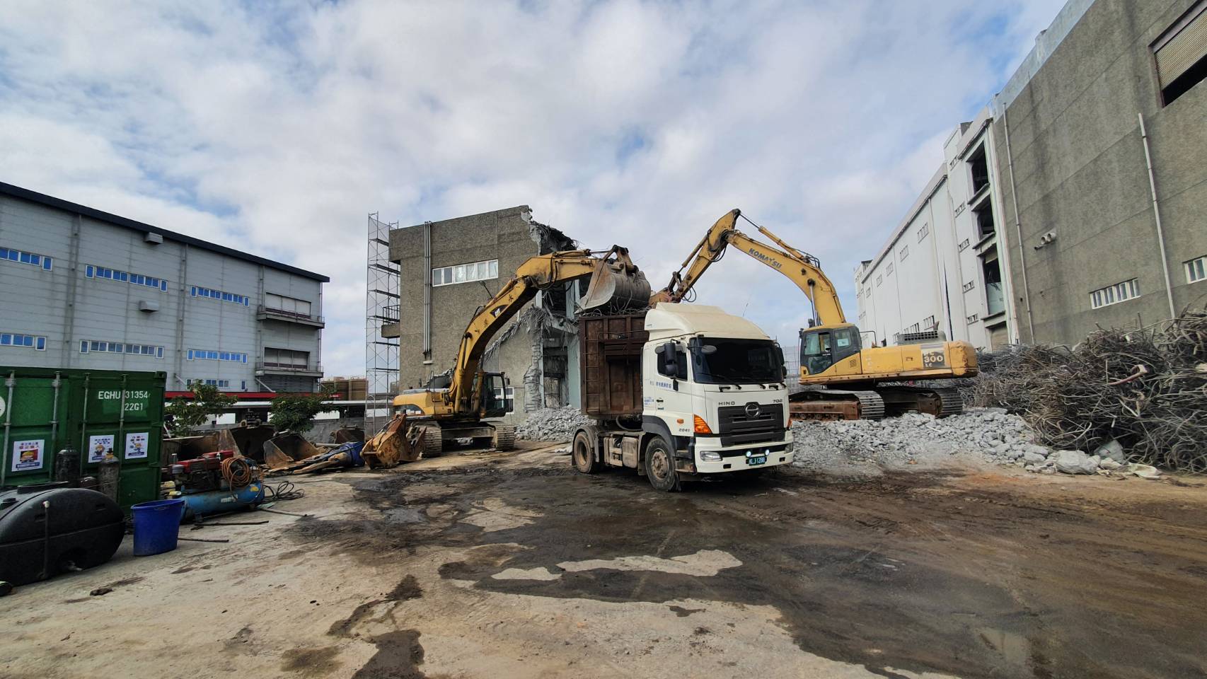 全聯福大建物拆除工程