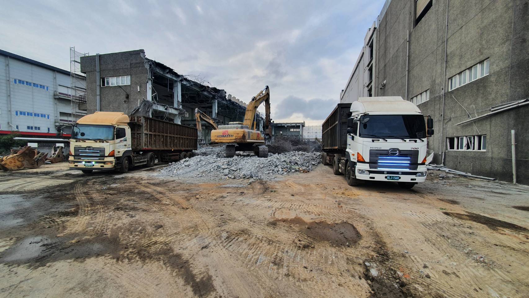 全聯福大建物拆除工程