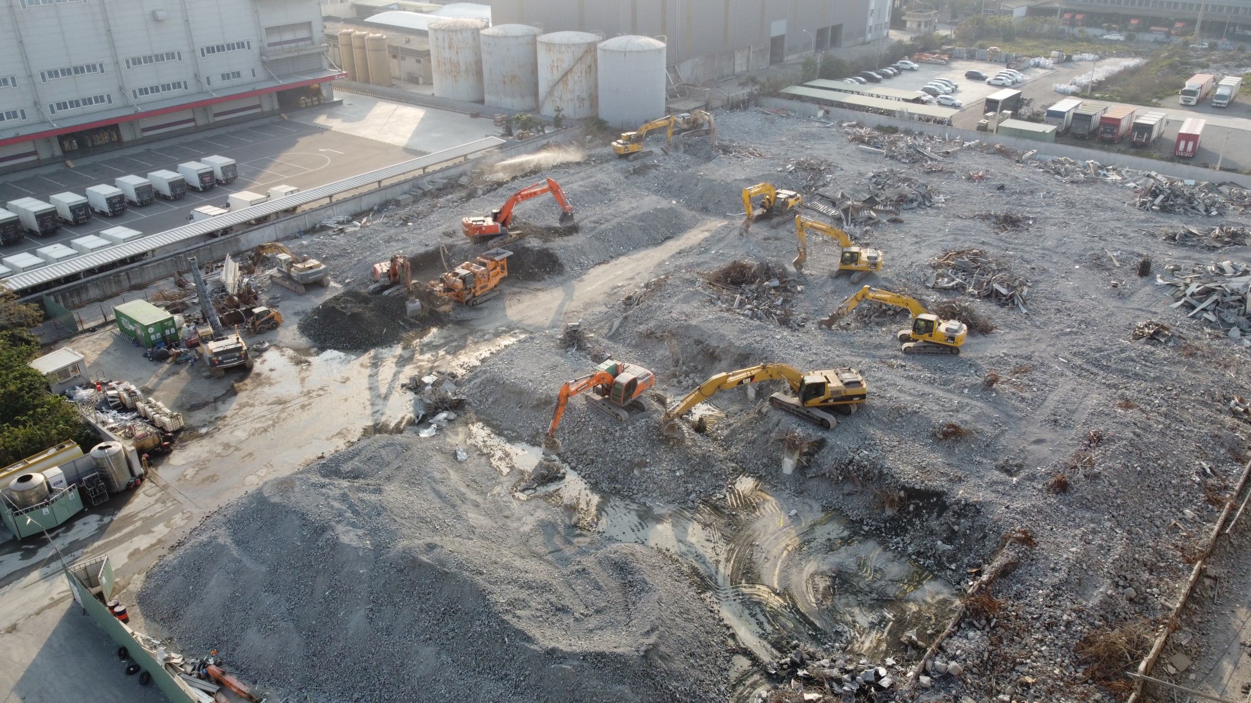 全聯福大建物拆除工程