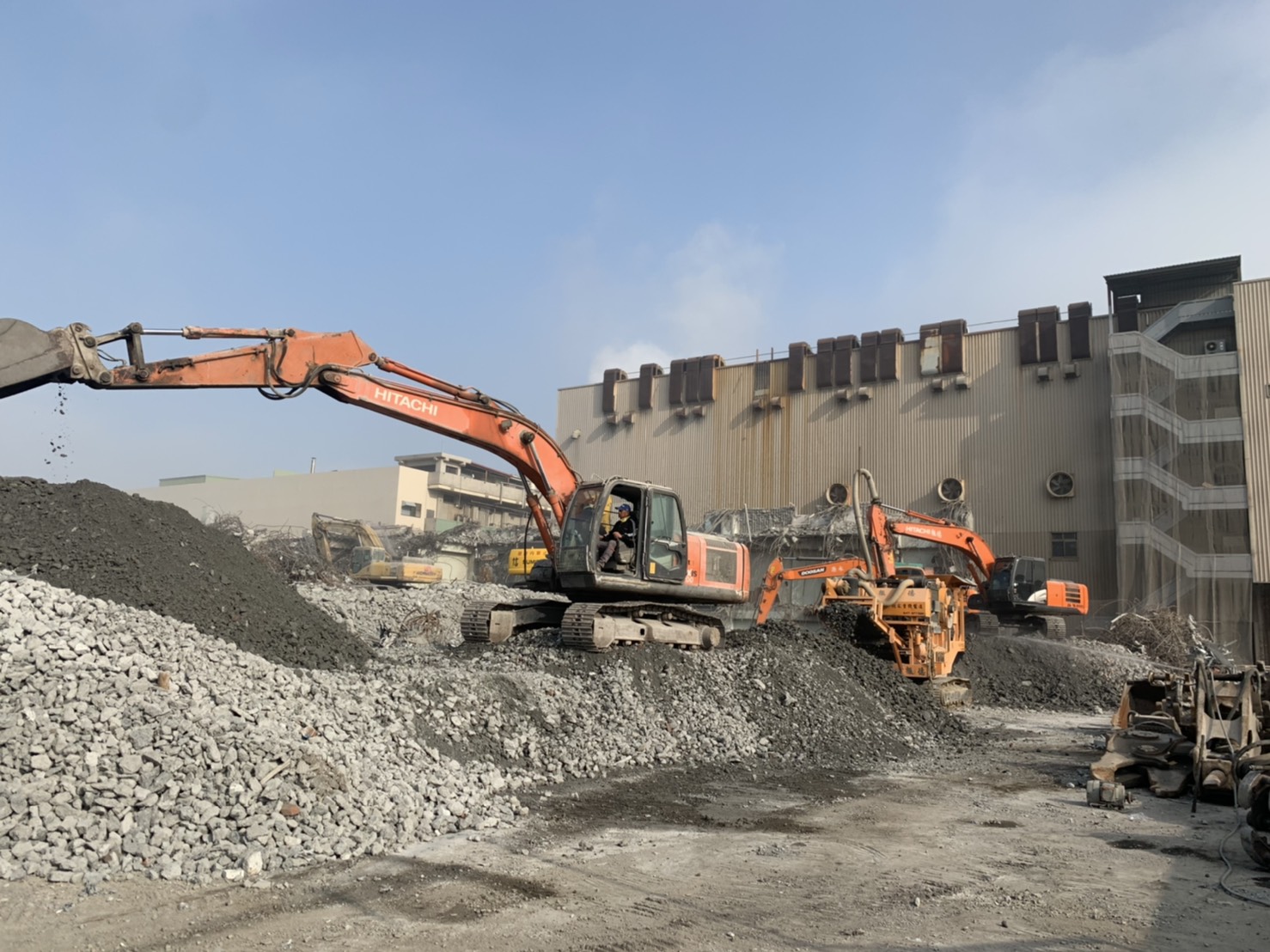 全聯福大建物拆除工程